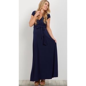 Pink Blush Maternity Maxi Dress